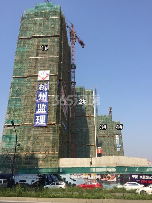 2015年10月天阳尚景国际项目实景--二期1-4号楼