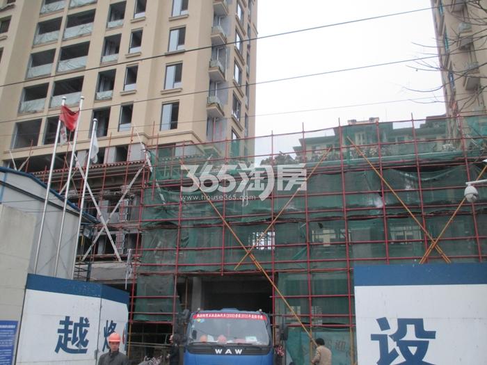 绿城蓝庭项目施工进程图（2016.1）