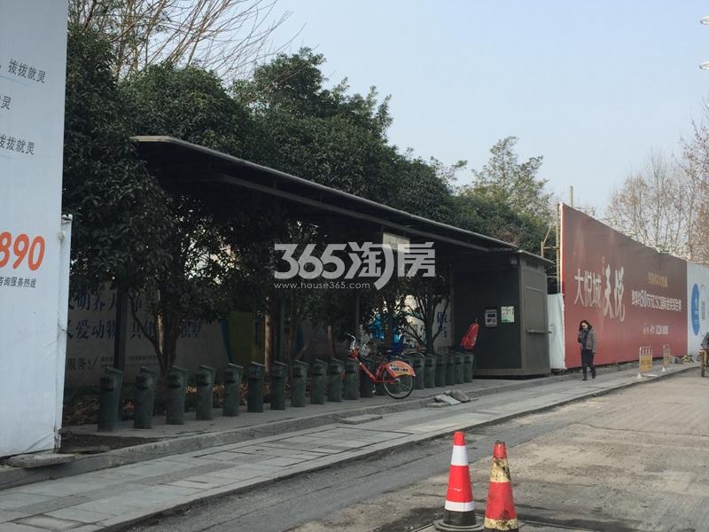2016年1月杭州大悦城项目周边公共自行车租借点