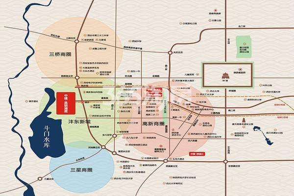 中建昆明澜庭交通图