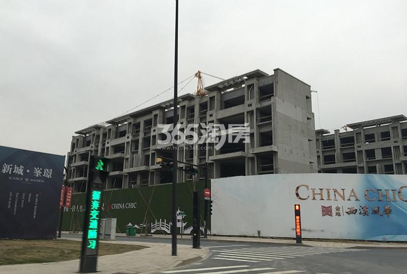 金地西溪风华项目实景图（2017.2）